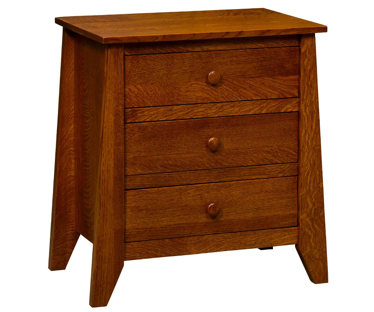 Berwick 3 Drawer Nightstand 1 Berwick 3 Drawer Nightstand