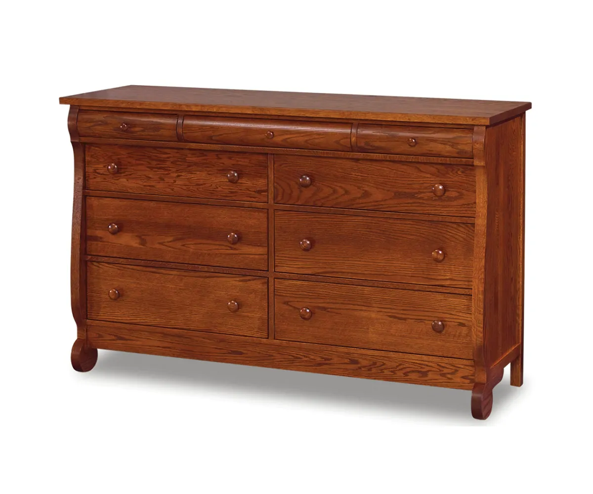 Old Classic Sleigh 9 Drawer Dresser 1 Old Classic Sleigh 9 Drawer Dresser