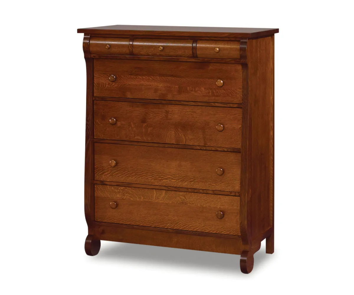 Old Classic Sleigh 7 Drawer Chest 1 Old Classic Sleigh 7 Drawer Chest