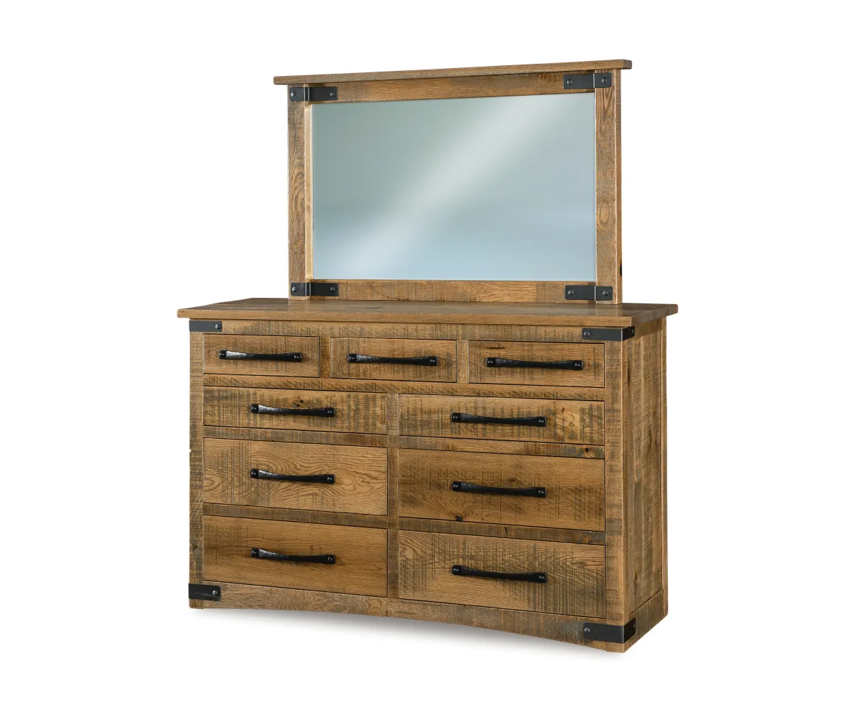 Orewood 9 Drawer Dresser - 66"W 1 Orewood 9 Drawer Dresser - 66"W