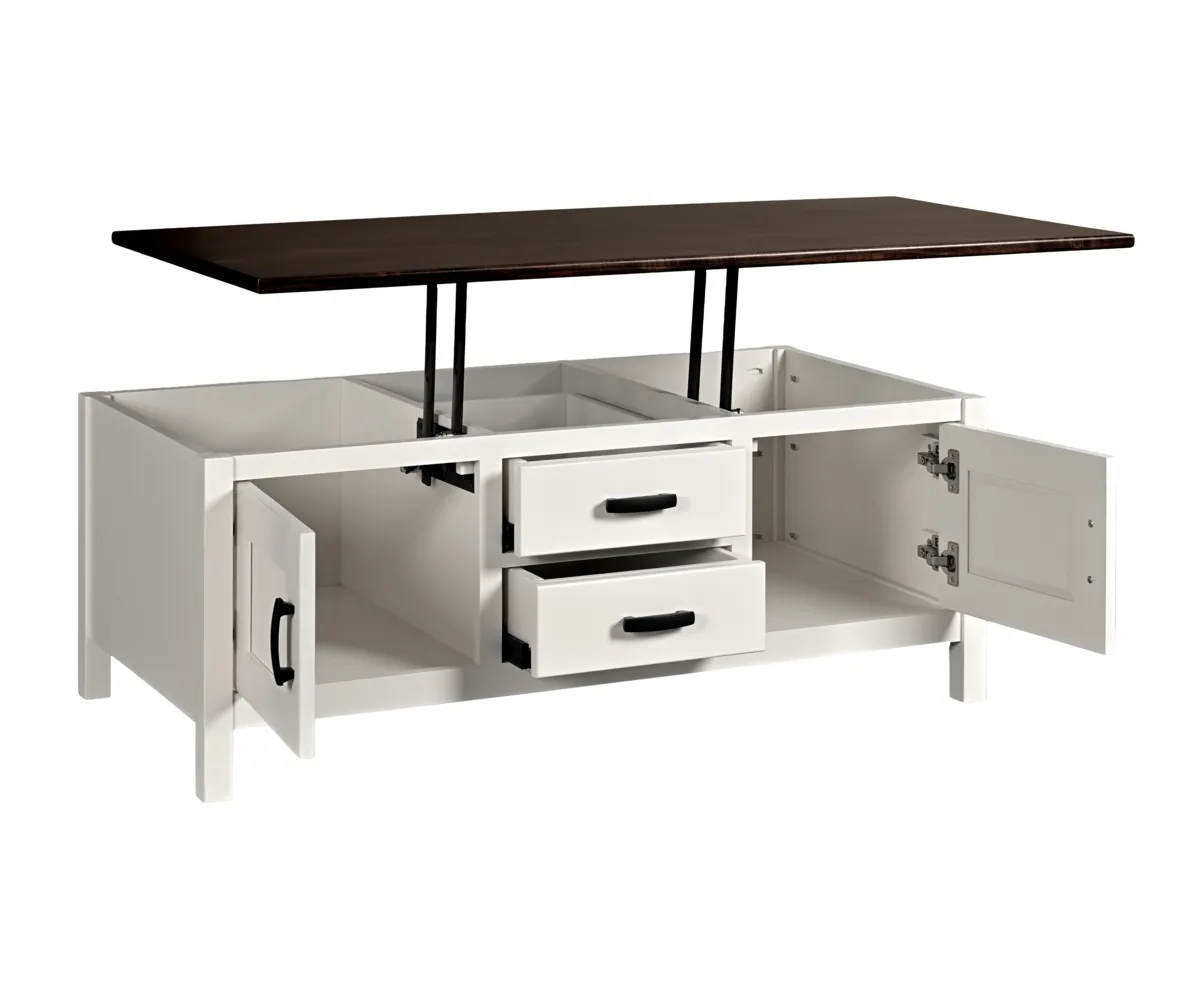 La-Salle Urban Enclosed Lift Top Coffee Table 2 La-Salle Urban Enclosed Lift Top Coffee Table - Image 2