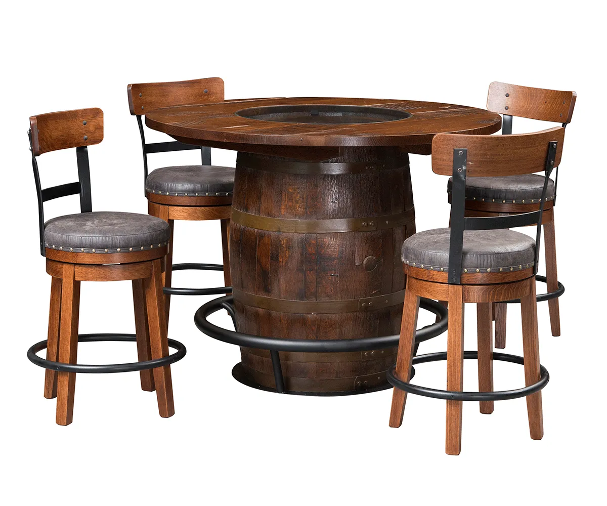 Kelso 24" Swivel Barstool 2 Kelso 24" Swivel Barstool - Image 2