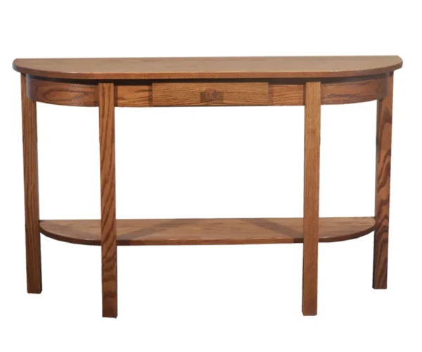 Mission Half Oval Table