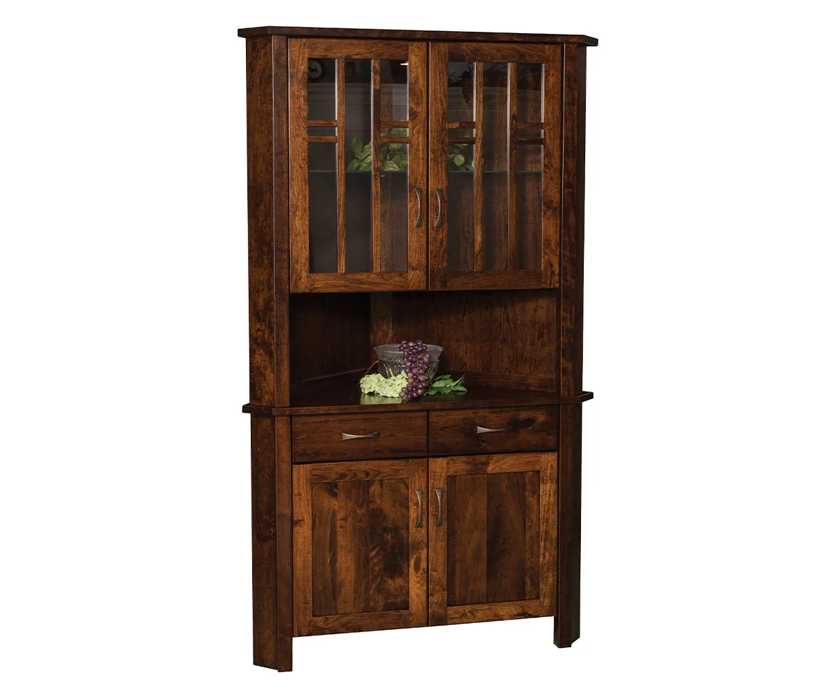 Acadia Corner Hutch 1 Acadia Corner Hutch