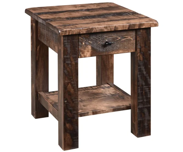 Barn Floor End Table